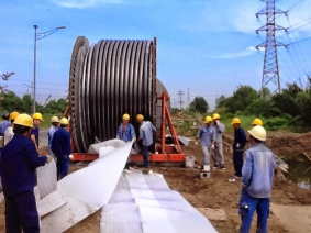 Thi Công Cáp Ngầm 110KV, 220KV ( Dự án di dời lưới điện đi qua khu Metrocity Nhà Be )